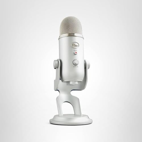 Logitech Creators Blue Yeti USB Microphone for Gaming, Streaming, Podcast, YouTube, Discord, PC, Studio Sound, Plug & Play-Midnight Blue