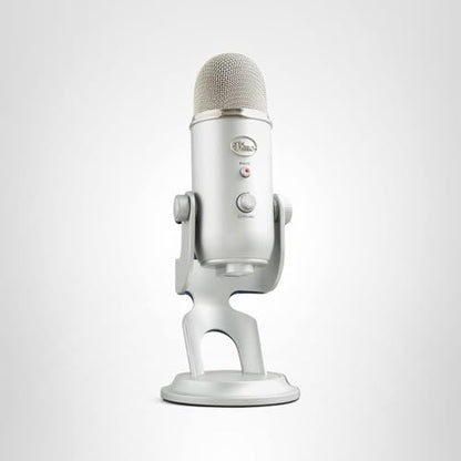 Logitech Creators Blue Yeti USB Microphone for Gaming, Streaming, Podcast, YouTube, Discord, PC, Studio Sound, Plug & Play-Midnight Blue
