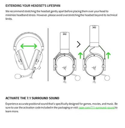 Razer BlackShark V2 X Xbox Gaming Headset: 50mm Drivers - Cardioid Mic - Lightweight - Comfortable, Noise Isolating Earcups - for Xbox Series X, Series S, PS5, PC, Switch via 3.5mm Audio Jack - Black