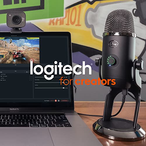 Logitech Creators Blue Yeti USB Microphone for Gaming, Streaming, Podcast, YouTube, Discord, PC, Studio Sound, Plug & Play-Midnight Blue