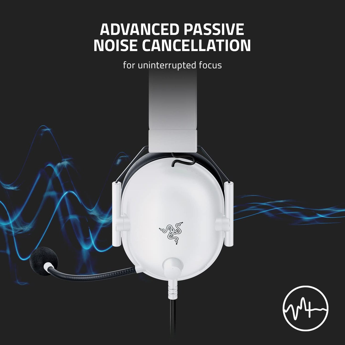 Razer BlackShark V2 X Xbox Gaming Headset: 50mm Drivers - Cardioid Mic - Lightweight - Comfortable, Noise Isolating Earcups - for Xbox Series X, Series S, PS5, PC, Switch via 3.5mm Audio Jack - Black