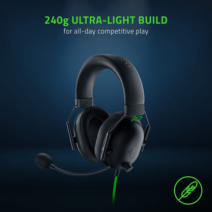 Razer BlackShark V2 X Xbox Gaming Headset: 50mm Drivers - Cardioid Mic - Lightweight - Comfortable, Noise Isolating Earcups - for Xbox Series X, Series S, PS5, PC, Switch via 3.5mm Audio Jack - Black