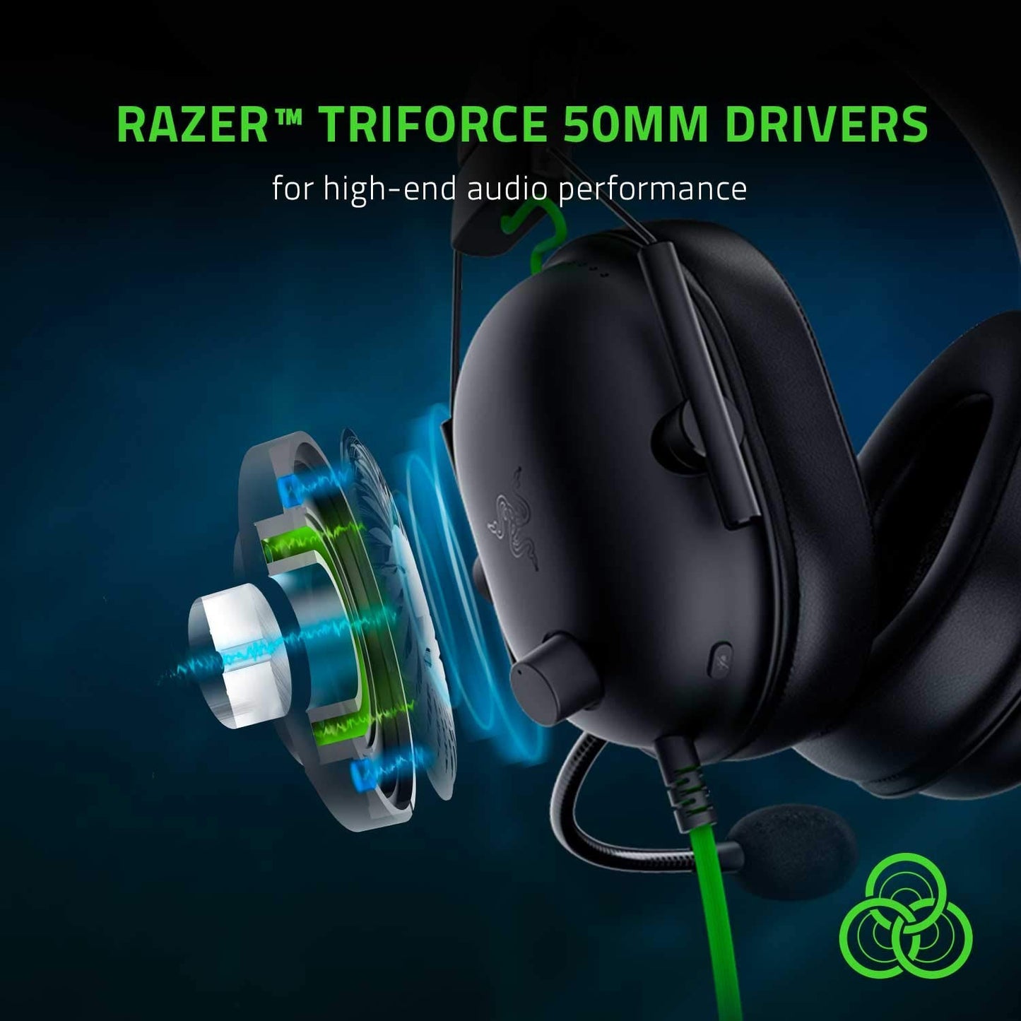 Razer BlackShark V2 X Xbox Gaming Headset: 50mm Drivers - Cardioid Mic - Lightweight - Comfortable, Noise Isolating Earcups - for Xbox Series X, Series S, PS5, PC, Switch via 3.5mm Audio Jack - Black