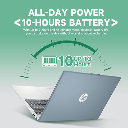 HP 15.6 Touchscreen Laptop Computer - 16GB RAM, 512GB SSD, Windows 11 Pro, FHD Anti-Glare, Intel Core i3-N305, Intel UHD Graphics, Copilot AI, Long Battery Life, Business Laptop for Work & Students