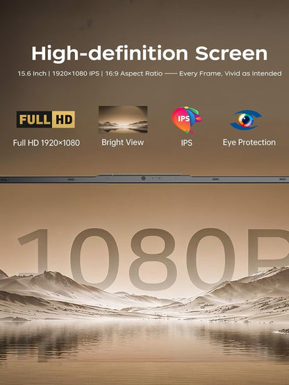 Laptop, 2026 Laptop, ΑΜD Ryzen 5 7430U (Up to 4.3GHz), 16GB RAM 512GB NVMe SSD, 15.6-in IPS Laptop Computer WiFi 6, Numeric Keypad, Home Laptops Office Laptops, HDMI Type-C