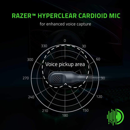 Razer BlackShark V2 X Xbox Gaming Headset: 50mm Drivers - Cardioid Mic - Lightweight - Comfortable, Noise Isolating Earcups - for Xbox Series X, Series S, PS5, PC, Switch via 3.5mm Audio Jack - Black