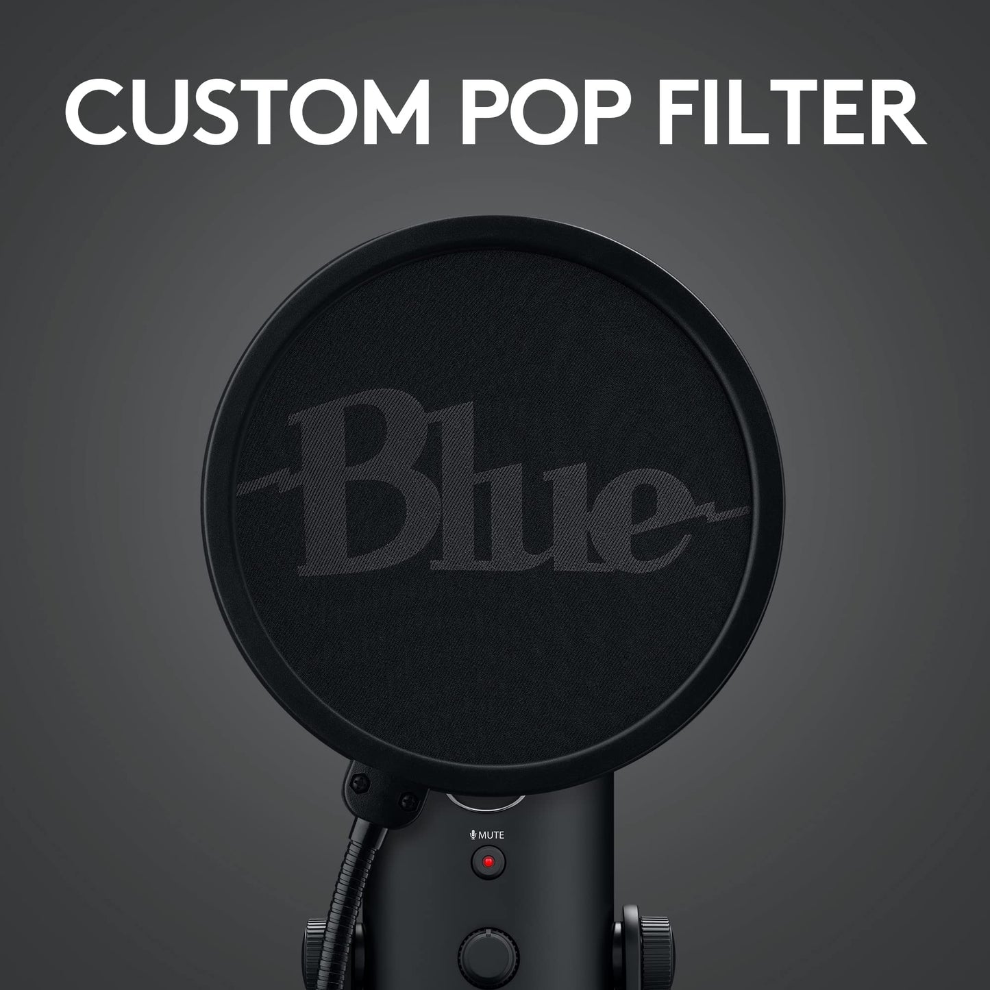 Logitech Creators Blue Yeti USB Microphone for Gaming, Streaming, Podcast, YouTube, Discord, PC, Studio Sound, Plug & Play-Midnight Blue