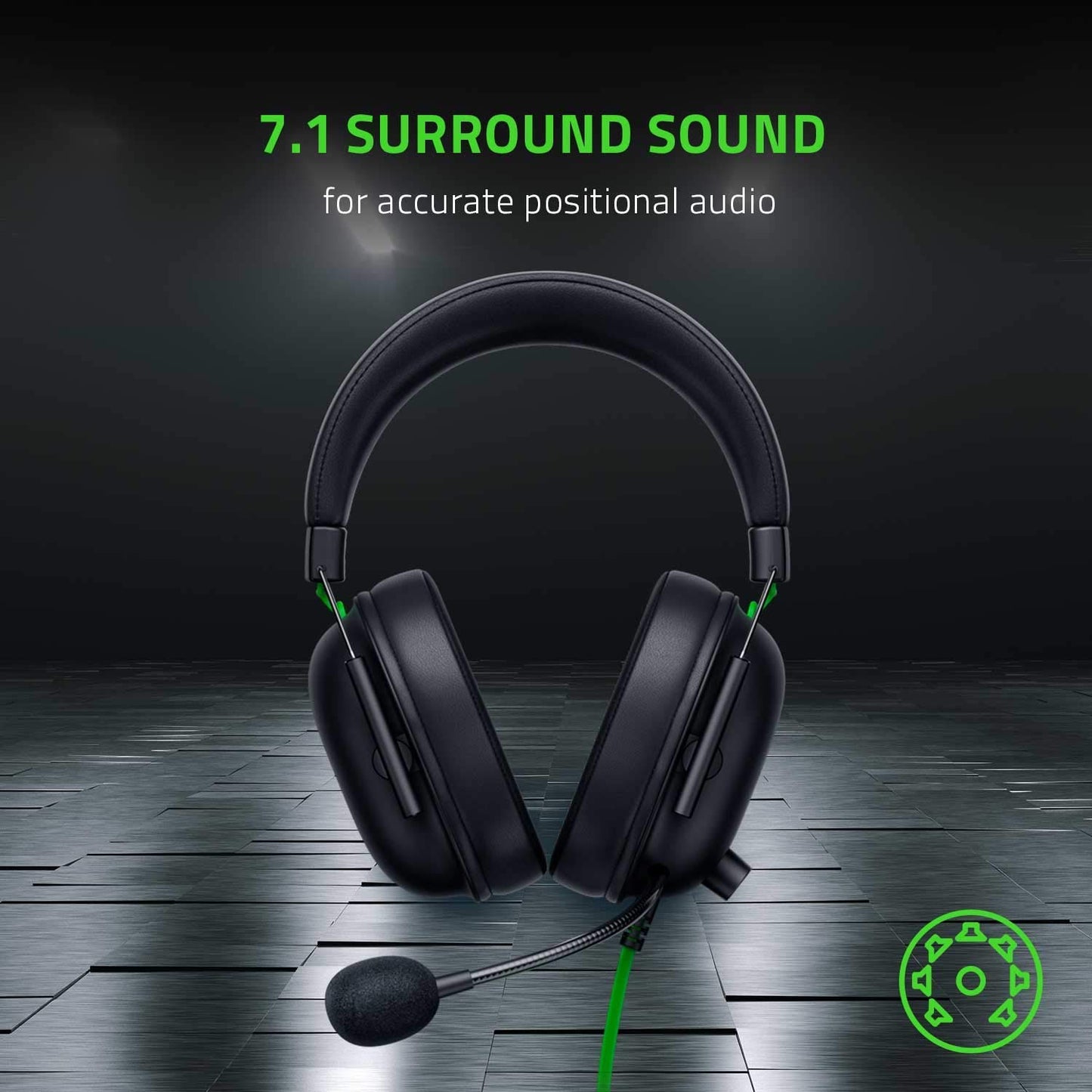 Razer BlackShark V2 X Xbox Gaming Headset: 50mm Drivers - Cardioid Mic - Lightweight - Comfortable, Noise Isolating Earcups - for Xbox Series X, Series S, PS5, PC, Switch via 3.5mm Audio Jack - Black