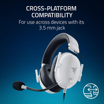 Razer BlackShark V2 X Xbox Gaming Headset: 50mm Drivers - Cardioid Mic - Lightweight - Comfortable, Noise Isolating Earcups - for Xbox Series X, Series S, PS5, PC, Switch via 3.5mm Audio Jack - Black