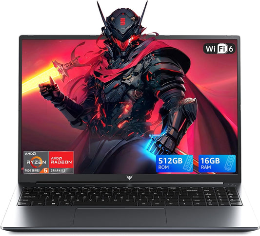 Laptop, 2026 Laptop, ΑΜD Ryzen 5 7430U (Up to 4.3GHz), 16GB RAM 512GB NVMe SSD, 15.6-in IPS Laptop Computer WiFi 6, Numeric Keypad, Home Laptops Office Laptops, HDMI Type-C