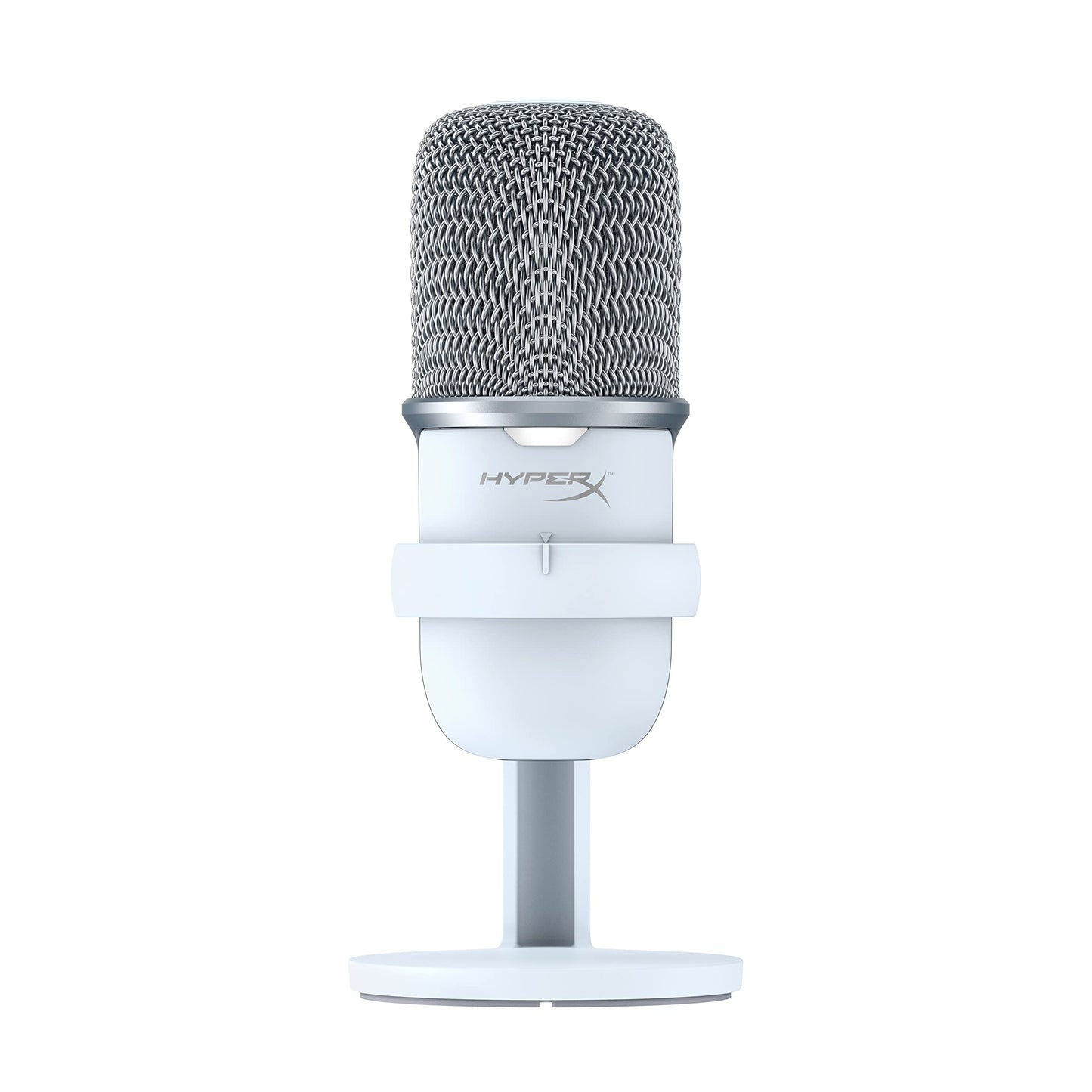 HyperX SoloCast 2 – Gaming USB Condenser Mic for PC, USB-C to USB-A, Built-in Pop Filter, Internal Shock Mount, Plug and Play, 24-bit / 96kHz, Compact Tiltable Stand – Black