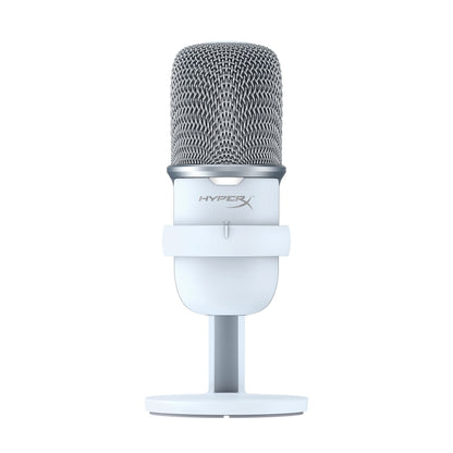 HyperX SoloCast 2 – Gaming USB Condenser Mic for PC, USB-C to USB-A, Built-in Pop Filter, Internal Shock Mount, Plug and Play, 24-bit / 96kHz, Compact Tiltable Stand – Black