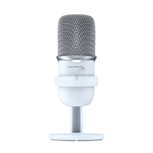 HyperX SoloCast 2 – Gaming USB Condenser Mic for PC, USB-C to USB-A, Built-in Pop Filter, Internal Shock Mount, Plug and Play, 24-bit / 96kHz, Compact Tiltable Stand – Black
