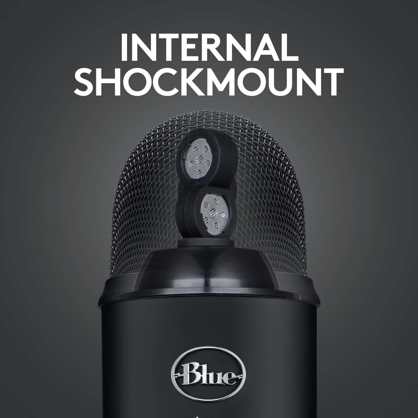 Logitech Creators Blue Yeti USB Microphone for Gaming, Streaming, Podcast, YouTube, Discord, PC, Studio Sound, Plug & Play-Midnight Blue