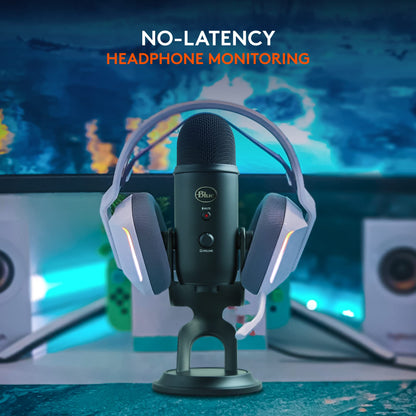 Logitech Creators Blue Yeti USB Microphone for Gaming, Streaming, Podcast, YouTube, Discord, PC, Studio Sound, Plug & Play-Midnight Blue