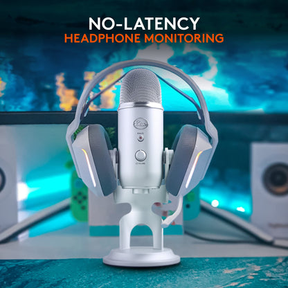 Logitech Creators Blue Yeti USB Microphone for Gaming, Streaming, Podcast, YouTube, Discord, PC, Studio Sound, Plug & Play-Midnight Blue