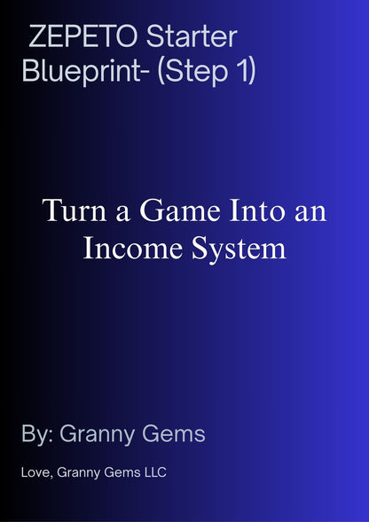 ZEPETO MONEY SYSTEM- (Steps 1-5)