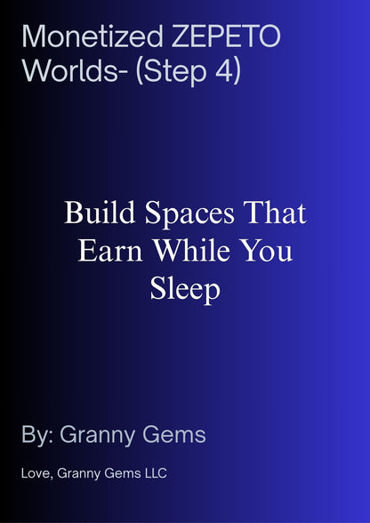 ZEPETO MONEY SYSTEM- (Steps 1-5)